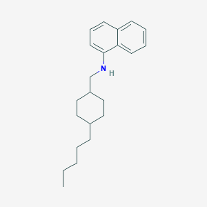 N-((trans-4-Pentylcyclohexyl)methyl)naphthalen-1-amine