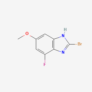 2-Bromo-7-fluoro-5-methoxy-1H-benzo[d]imidazole