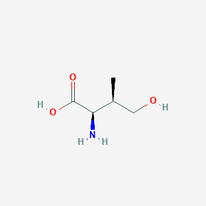 molecular formula C5H11NO3 B12822562 (2R,3R)-2-Amino-4-hydroxy-3-methylbutanoic acid 