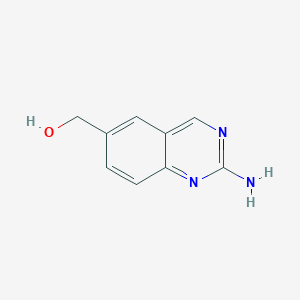 molecular formula C9H9N3O B12822583 (2-Aminoquinazolin-6-yl)methanol 