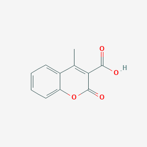 molecular formula C11H8O4 B1282262 4-methyl-2-oxo-2H-chromene-3-carboxylic acid CAS No. 833-31-8