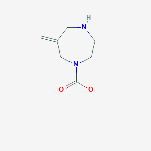 molecular formula C11H20N2O2 B12822662 tert-Butyl 6-methylene-1,4-diazepane-1-carboxylate 