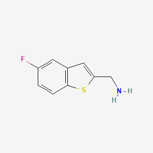 (5-Fluoro-1-benzothiophen-2-yl)methanamine