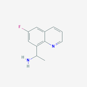 1-(6-Fluoroquinolin-8-yl)ethan-1-amine