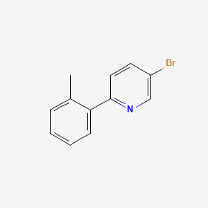 B1282273 5-Bromo-2-(2-methylphenyl)pyridine CAS No. 88345-94-2