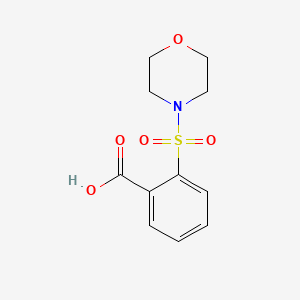 molecular formula C11H13NO5S B1282287 2-(吗啉磺酰基)苯甲酸 CAS No. 87223-34-5