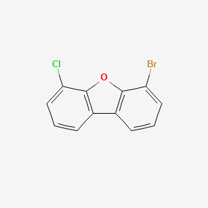 molecular formula C12H6BrClO B12822945 4-Bromo-6-chlorodibenzo[b,d]furan 