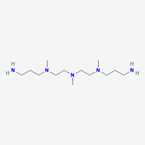 molecular formula C13H33N5 B12822964 N1-(2-((2-((3-Aminopropyl)(methyl)amino)ethyl)(methyl)amino)ethyl)-N1-methylpropane-1,3-diamine 