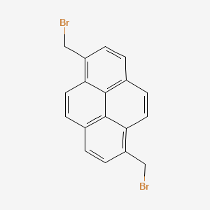 molecular formula C18H12Br2 B12822982 1,6-Bis(bromomethyl)pyrene 