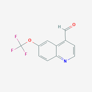 6-(Trifluoromethoxy)quinoline-4-carbaldehyde