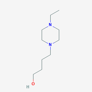 molecular formula C10H22N2O B012823 4-(4-乙基哌嗪-1-基)丁醇-1 CAS No. 110439-00-4