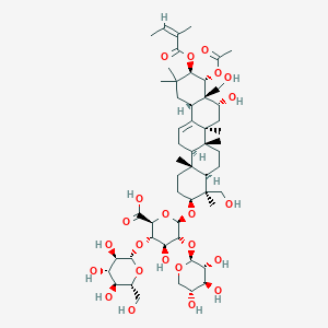 molecular formula C54H84O23 B128230 皂角苷 IIb CAS No. 158800-83-0