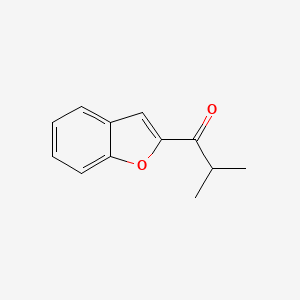 B1282302 1-(1-Benzofuran-2-yl)-2-methylpropan-1-one CAS No. 91420-41-6