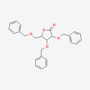 molecular formula C26H26O5 B12823023 2,3,5-Tri-O-benzyl-D-ribono-1,4-lactone 