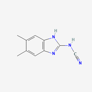 N-(5,6-Dimethyl-1H-benzo[d]imidazol-2-yl)cyanamide