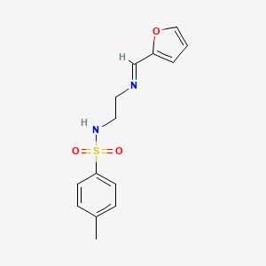 N-(2-((Furan-2-ylmethylene)amino)ethyl)-4-methylbenzenesulfonamide