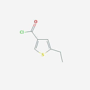 molecular formula C7H7ClOS B1282311 5-乙基噻吩-3-羰基氯 CAS No. 95330-74-8