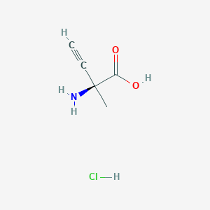 (+)-(S)-alpha-Methyl-alpha-ethynylglycine Hydrochloride