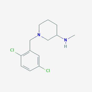 molecular formula C13H18Cl2N2 B12823137 1-(2,5-Dichlorobenzyl)-N-methylpiperidin-3-amine 