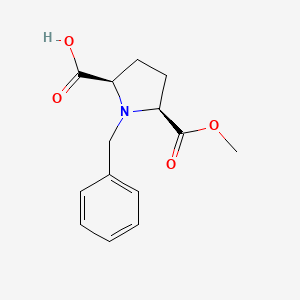 (2R,5S)-1-Benzyl-5-(methoxycarbonyl)pyrrolidine-2-carboxylic acid