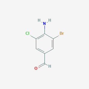 4-Amino-3-bromo-5-chlorobenzaldehyde