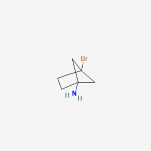 molecular formula C6H10BrN B12823155 4-Bromobicyclo[2.1.1]hexan-1-amine 