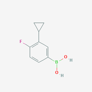 (3-Cyclopropyl-4-fluorophenyl)boronic acid