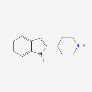 molecular formula C13H16N2 B1282318 2-(哌啶-4-基)-1H-吲哚 CAS No. 200714-50-7