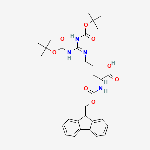 molecular formula C31H40N4O8 B12823185 Fmoc-Arg(Boc)-OH 