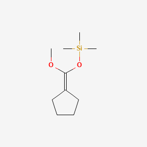 (Cyclopentylidene(methoxy)methoxy)trimethylsilane