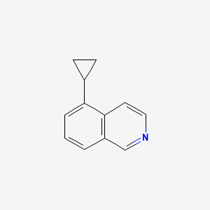 molecular formula C12H11N B12823336 5-Cyclopropylisoquinoline 