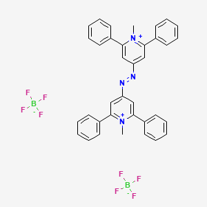 (E)-4,4'-(Diazene-1,2-diyl)bis(1-methyl-2,6-diphenylpyridin-1-ium) tetrafluoroborate