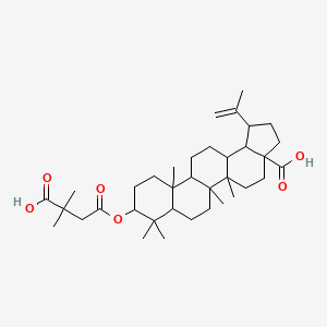 molecular formula C36H56O6 B12823376 3-[(3-Carboxy-3-methylbutanoyl)oxy]lup-20(29)-en-28-oic acid 