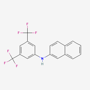 N-(3,5-Bis(trifluoromethyl)phenyl)naphthalen-2-amine