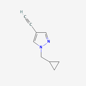 1-(cyclopropylmethyl)-4-ethynyl-1H-pyrazole