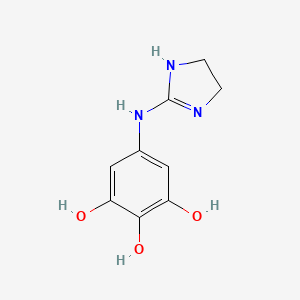 5-((4,5-Dihydro-1H-imidazol-2-yl)amino)benzene-1,2,3-triol