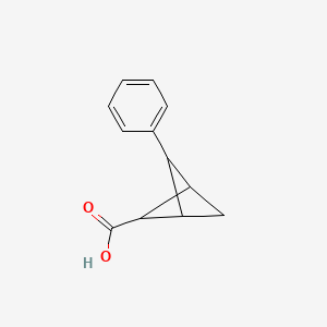 molecular formula C12H12O2 B12823567 4-Phenylbicyclo[1.1.1]pentane-2-carboxylic acid 