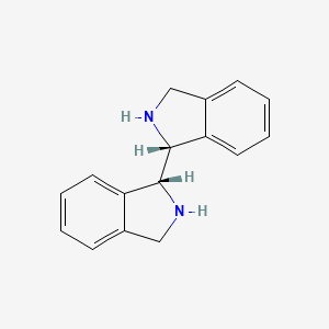 molecular formula C16H16N2 B12823587 (1R,1'R)-1,1'-Biisoindoline 