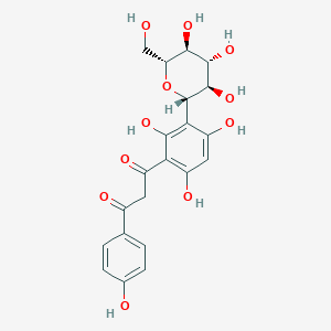 1-(4-Hydroxyphenyl)-3-(2,4,6-trihydroxy-3-((2S,3R,4R,5S,6R)-3,4,5-trihydroxy-6-(hydroxymethyl)tetrahydro-2H-pyran-2-yl)phenyl)propane-1,3-dione