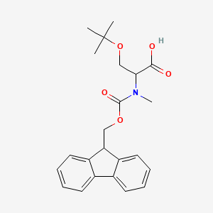 molecular formula C23H27NO5 B12823592 Fmoc-Nalpha-methyl-O-t-butyl-L-serine 