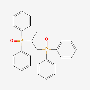 molecular formula C27H26O2P2 B12823604 1,2-Bis(diphenylphosphinyl)propane 