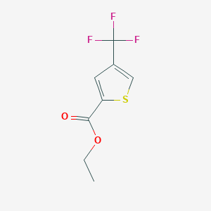 molecular formula C8H7F3O2S B12823606 Ethyl 4-(trifluoromethyl)thiophene-2-carboxylate 