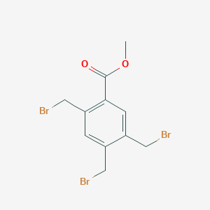 molecular formula C11H11Br3O2 B12823613 Methyl 2,4,5-tris(bromomethyl)benzoate 