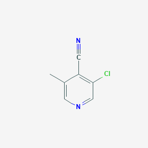 molecular formula C7H5ClN2 B12823626 3-Chloro-5-methylisonicotinonitrile 