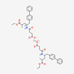 molecular formula C48H56CaN2O10 B12823628 AHU-377 (heMicalciuM salt) 