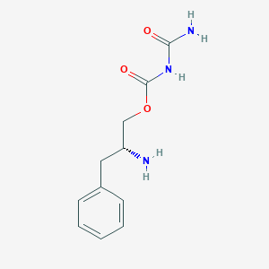 (2R)-2-Amino-3-phenylpropyl N-carbamoylcarbamate