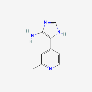 4-(2-Methylpyridin-4-yl)-1H-imidazol-5-amine