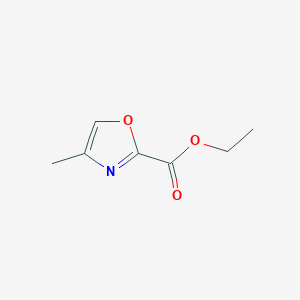 molecular formula C7H9NO3 B1282385 Ethyl 4-methyloxazole-2-carboxylate CAS No. 90892-99-2