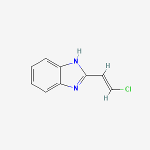 molecular formula C9H7ClN2 B12823867 2-(2-Chlorovinyl)-1H-benzo[d]imidazole 