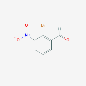 molecular formula C7H4BrNO3 B1282389 2-Bromo-3-nitrobenzaldehyde CAS No. 90407-21-9